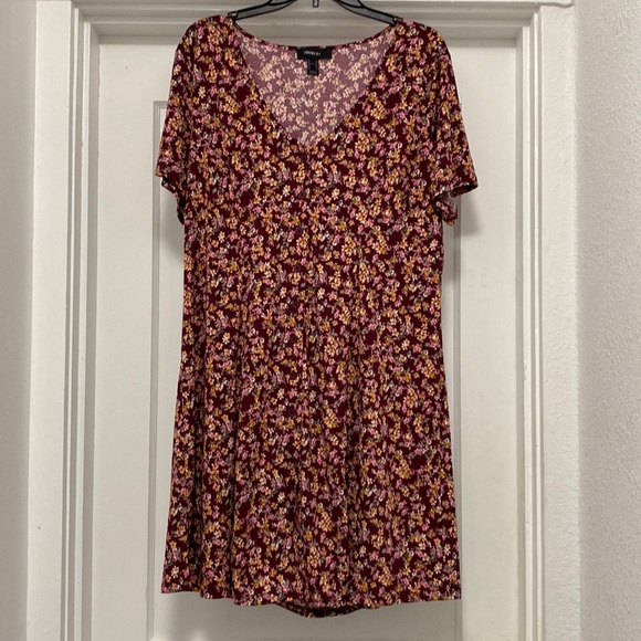 Floral print button down dress - Picture 1 of 3